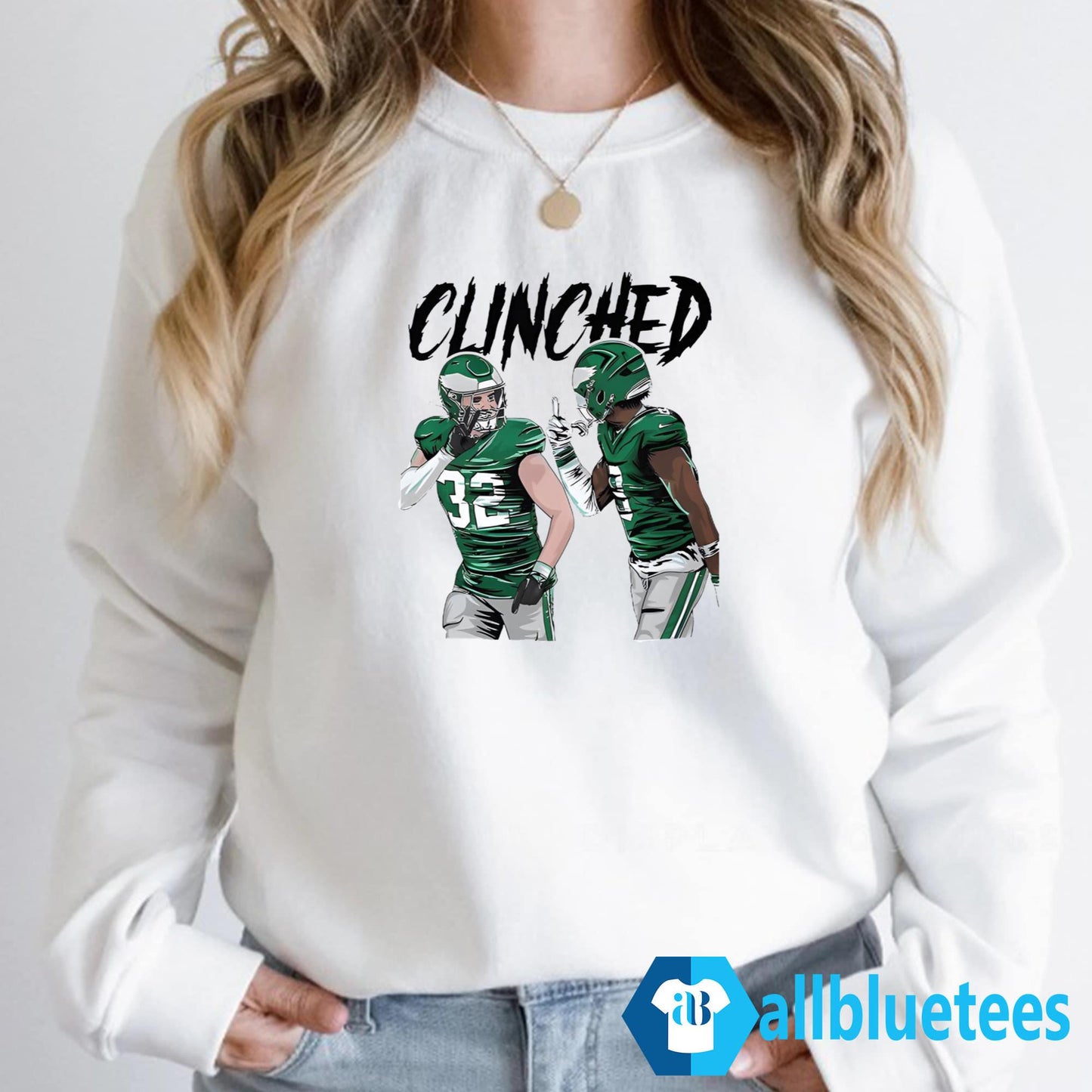 Eagles Clinched Reed Blankenship Ft CJ Gardner-Johnson Shirt