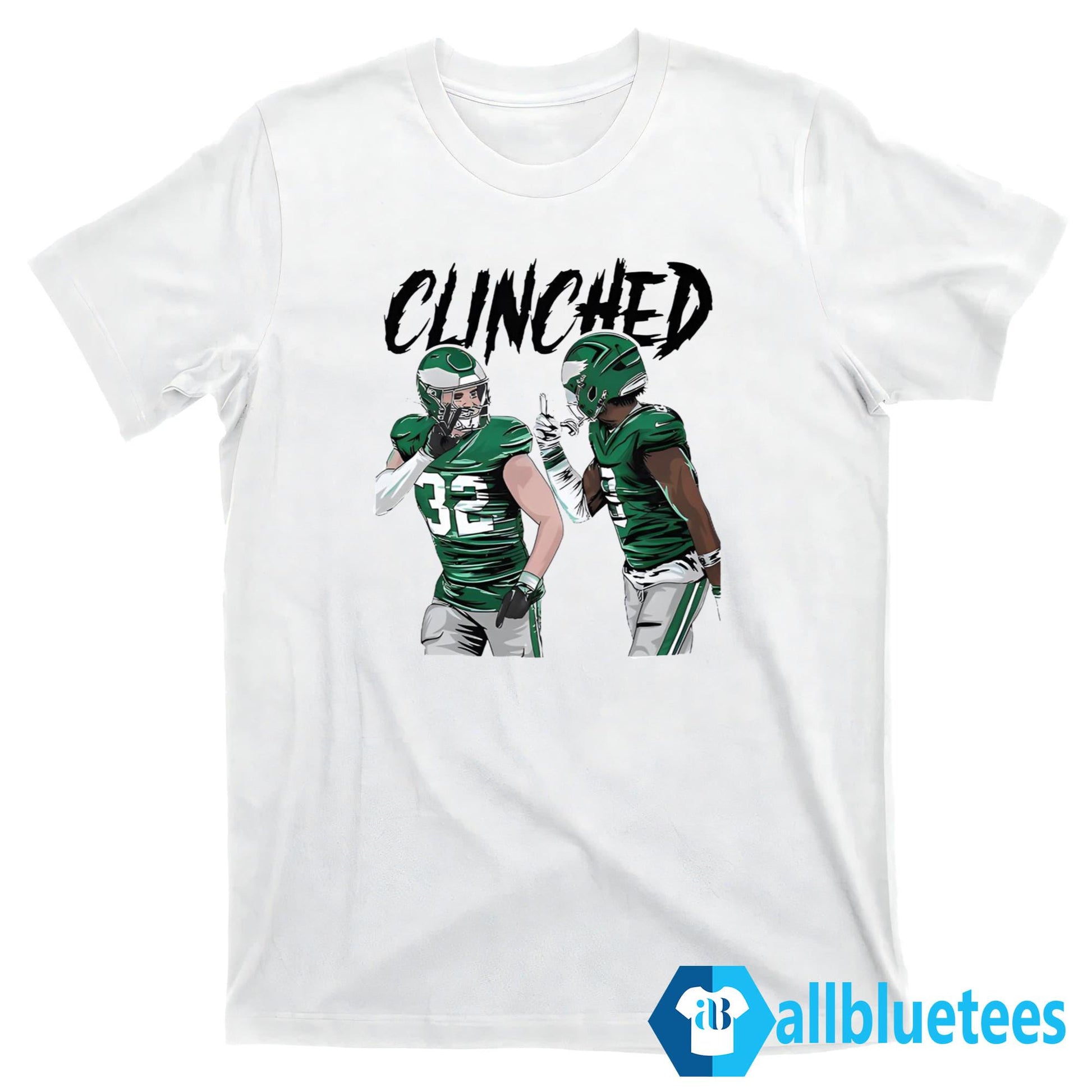 Eagles Clinched Reed Blankenship Ft CJ Gardner-Johnson Shirt