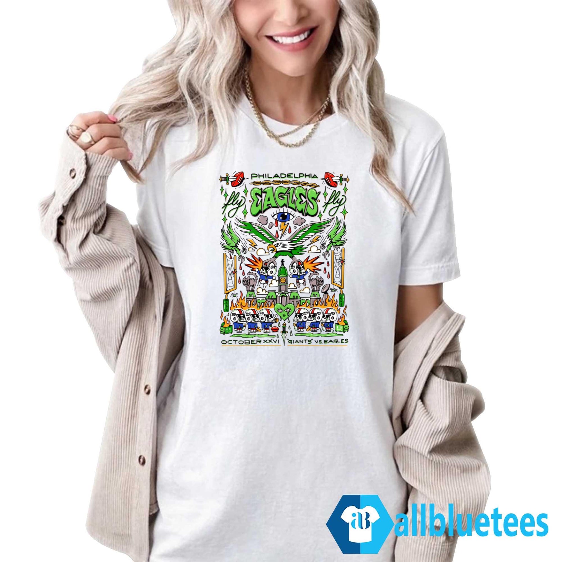 Eagles October XXVI Giants Vs Eagles Shirt