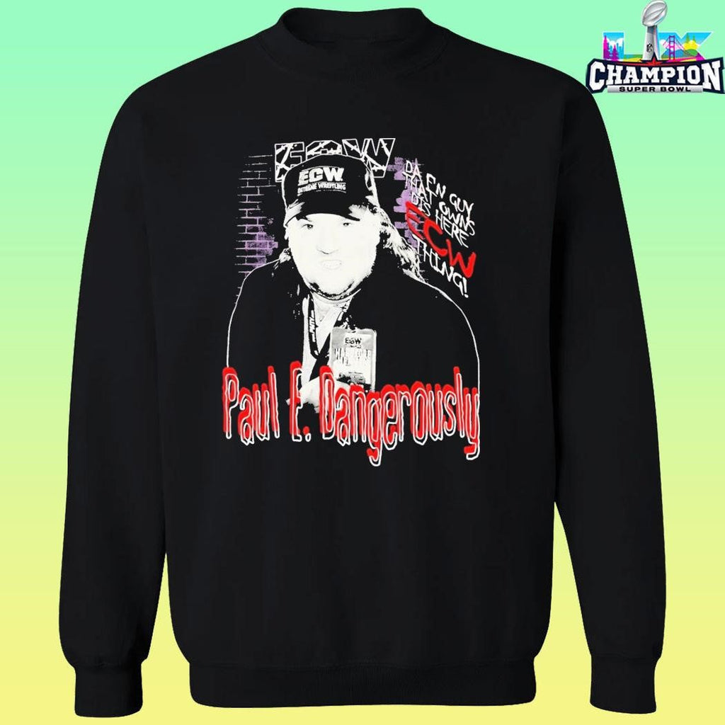 Ecw Paul E Dangerously Heyman Hardcore Shirt