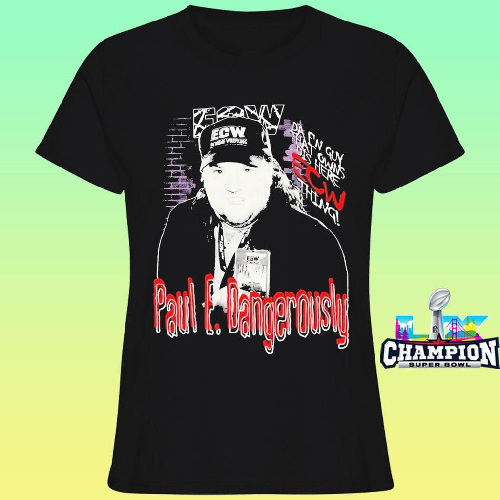 Ecw Paul E Dangerously Heyman Hardcore Shirt
