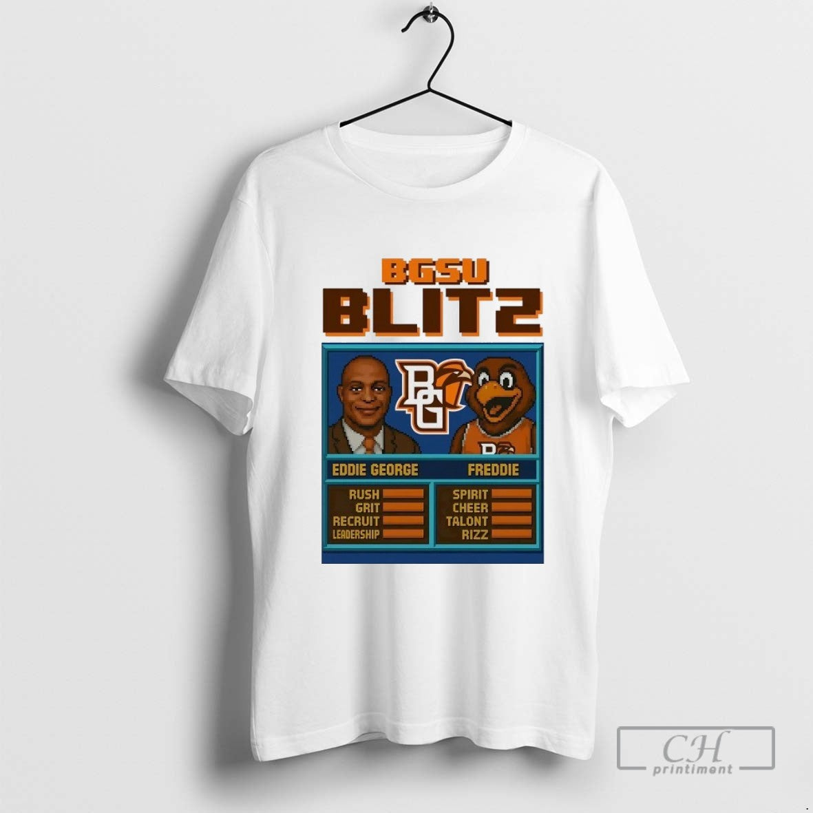 Eddie George And Freddie Bgsu Blitz Bowling Green Falcons