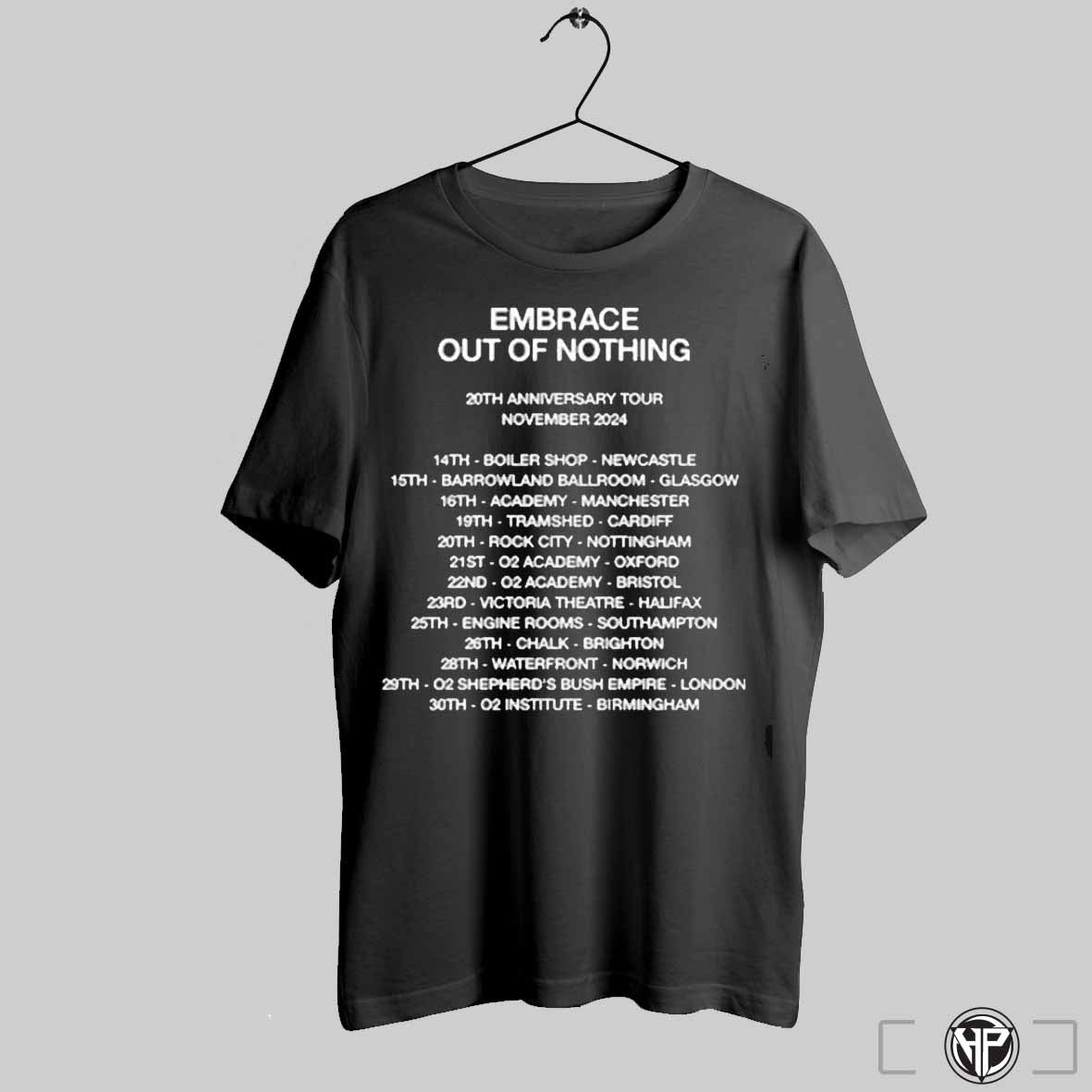 Embrace Out Of Nothing 20th Anniversary Tour November 2024 T Shirt Trending