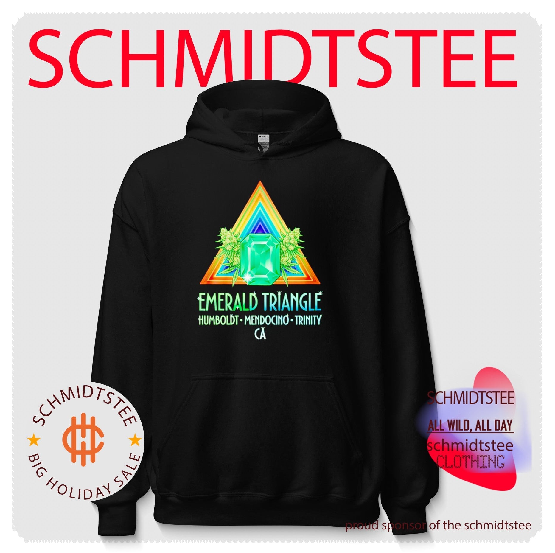 Emerald Triangle Humboldt Mendocino Trinity California Cannabis Growers Marijuana Shirt