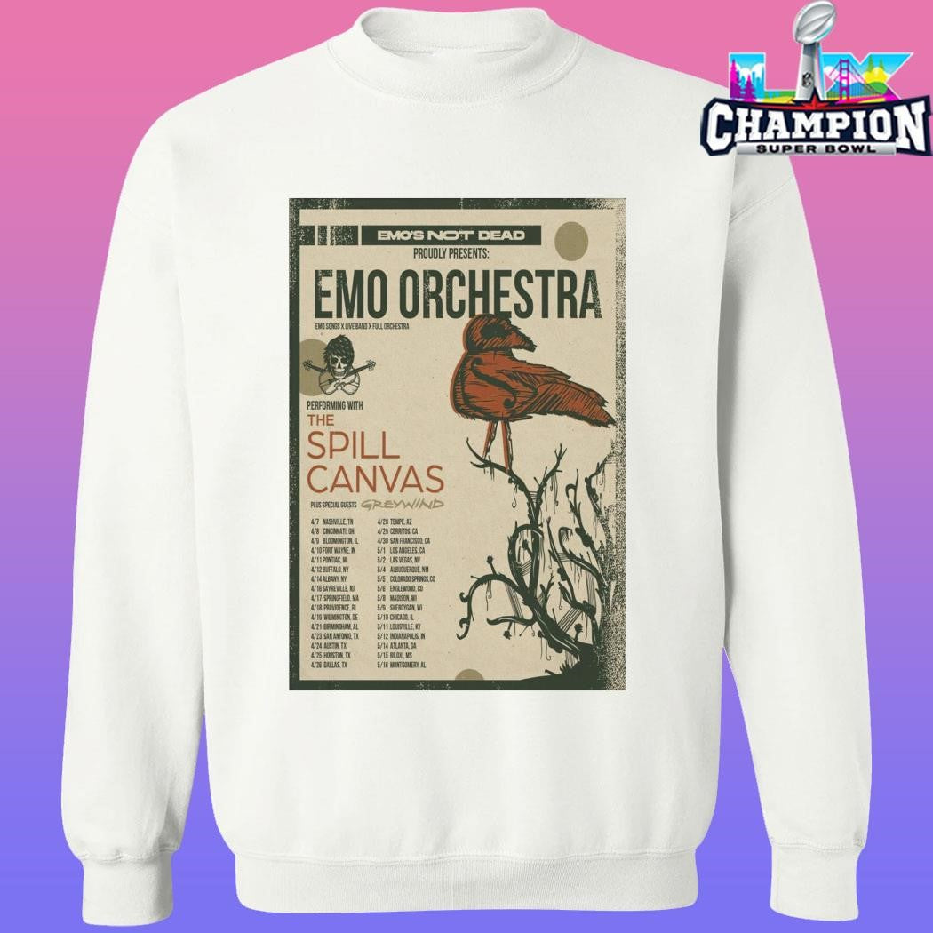 Emo Orchestra Tour 2026 Shirt
