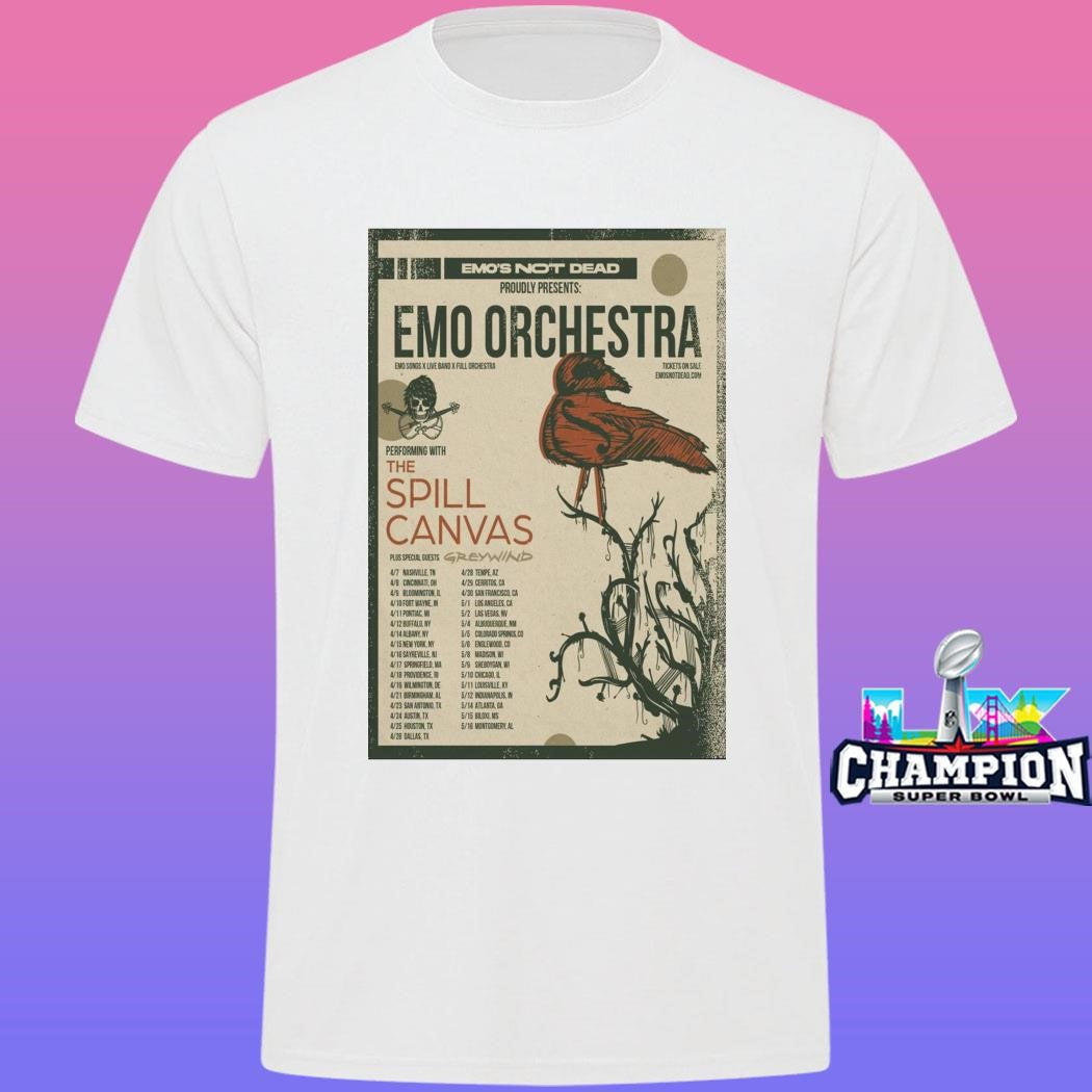 Emo Orchestra Usa Tour 2026 Shirt