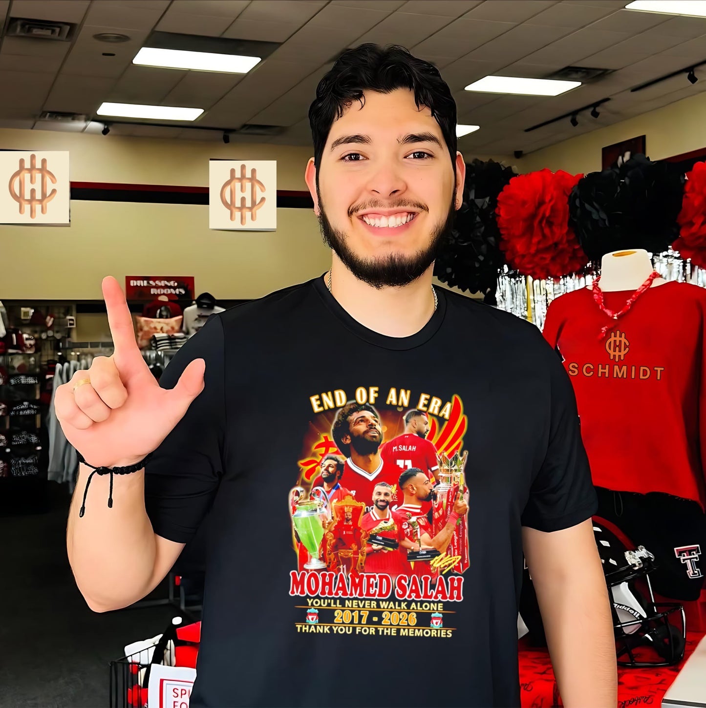 End of an Era Mohamed Salah you’ll never walk alone 2017 2026 thank you for the memories shirt