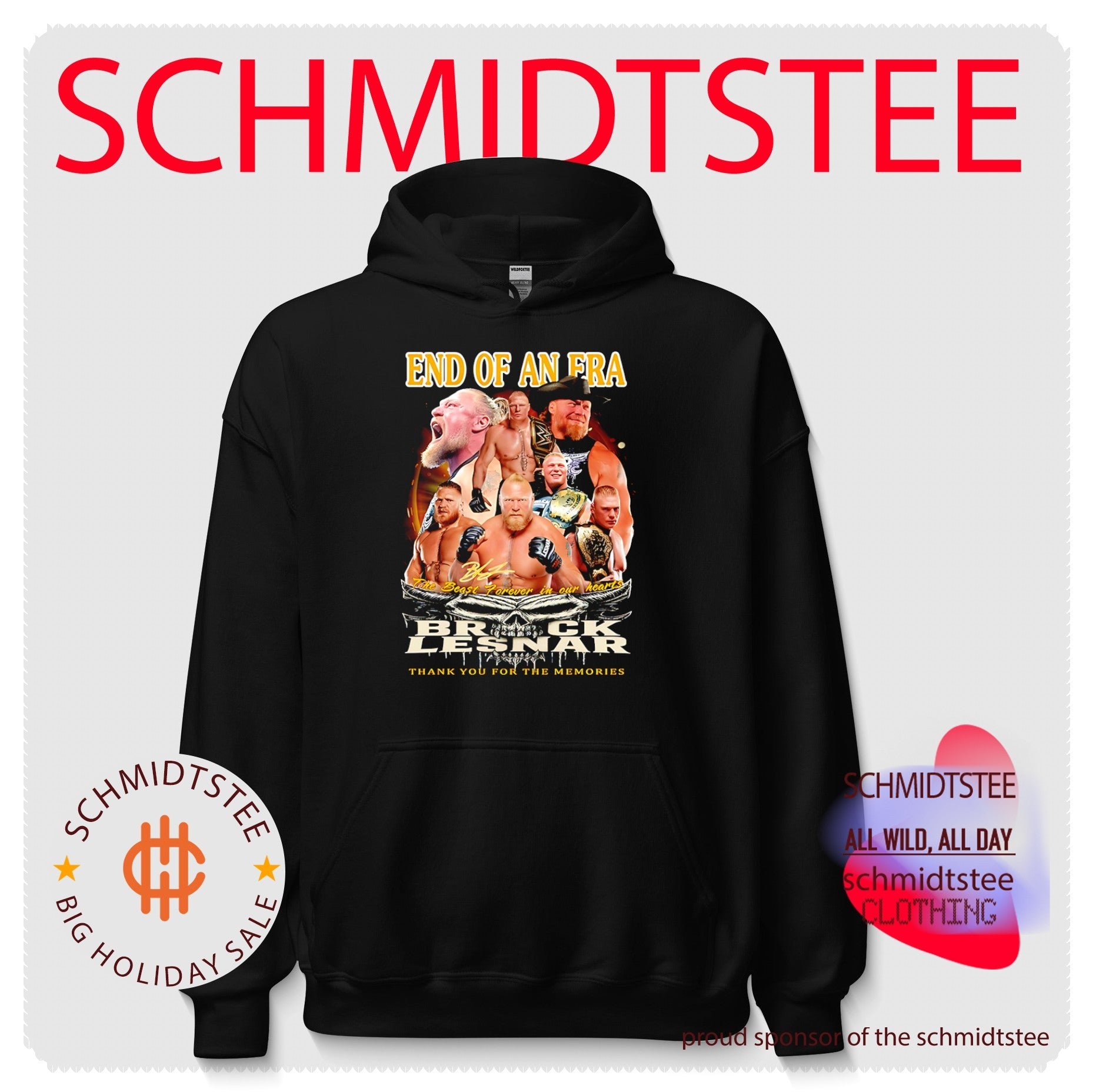 End of an era Brock Lesnar thank you for the memories shirt