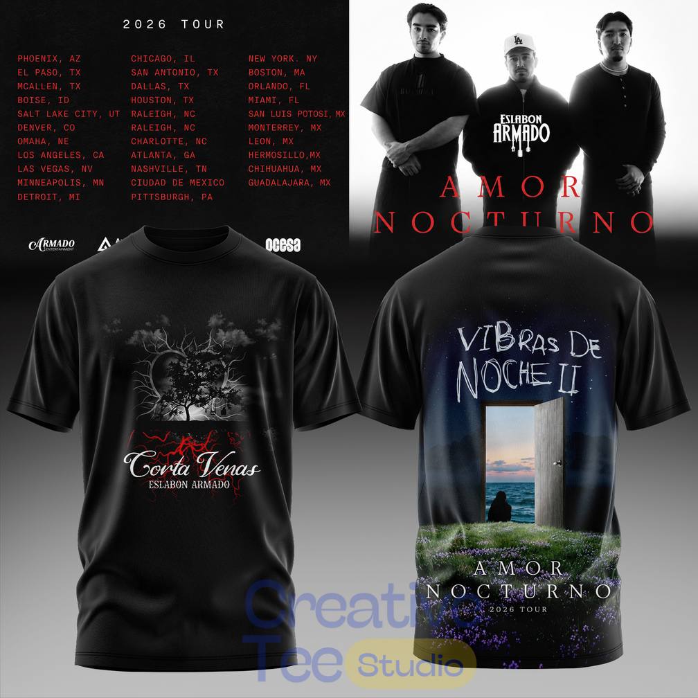 Eslabón Armado Amor Nocturno Tour 2026 Special Tee Hoodie