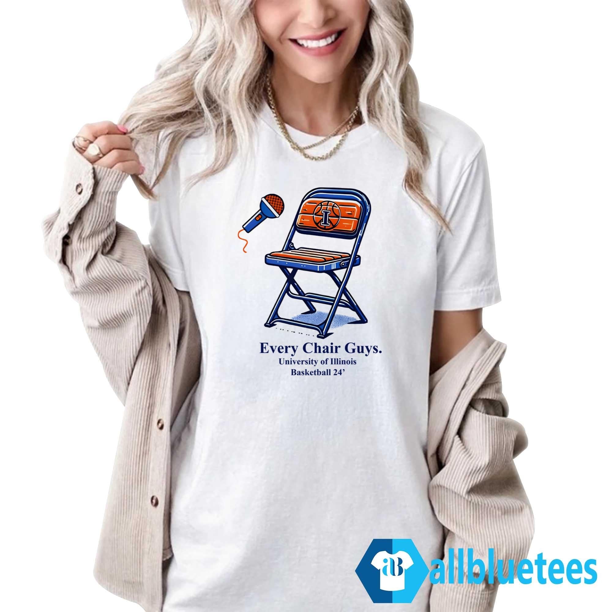 Every Chair Guys University of Illinois Basketball 24 Shirt