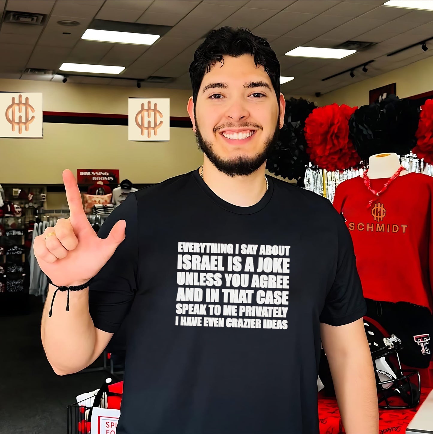 Everything I say about Israel is a joke unless you agree shirt