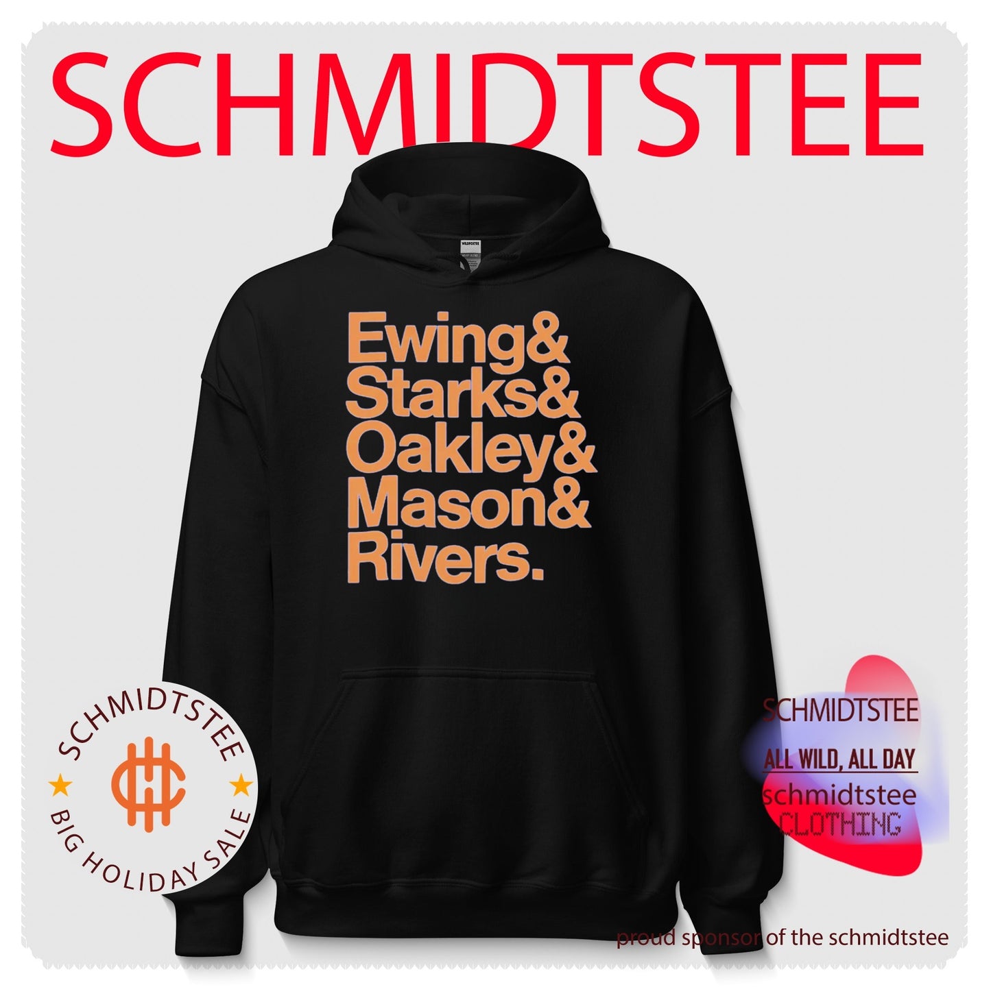 Ewing Starks Oakley Mason Rivers names shirt