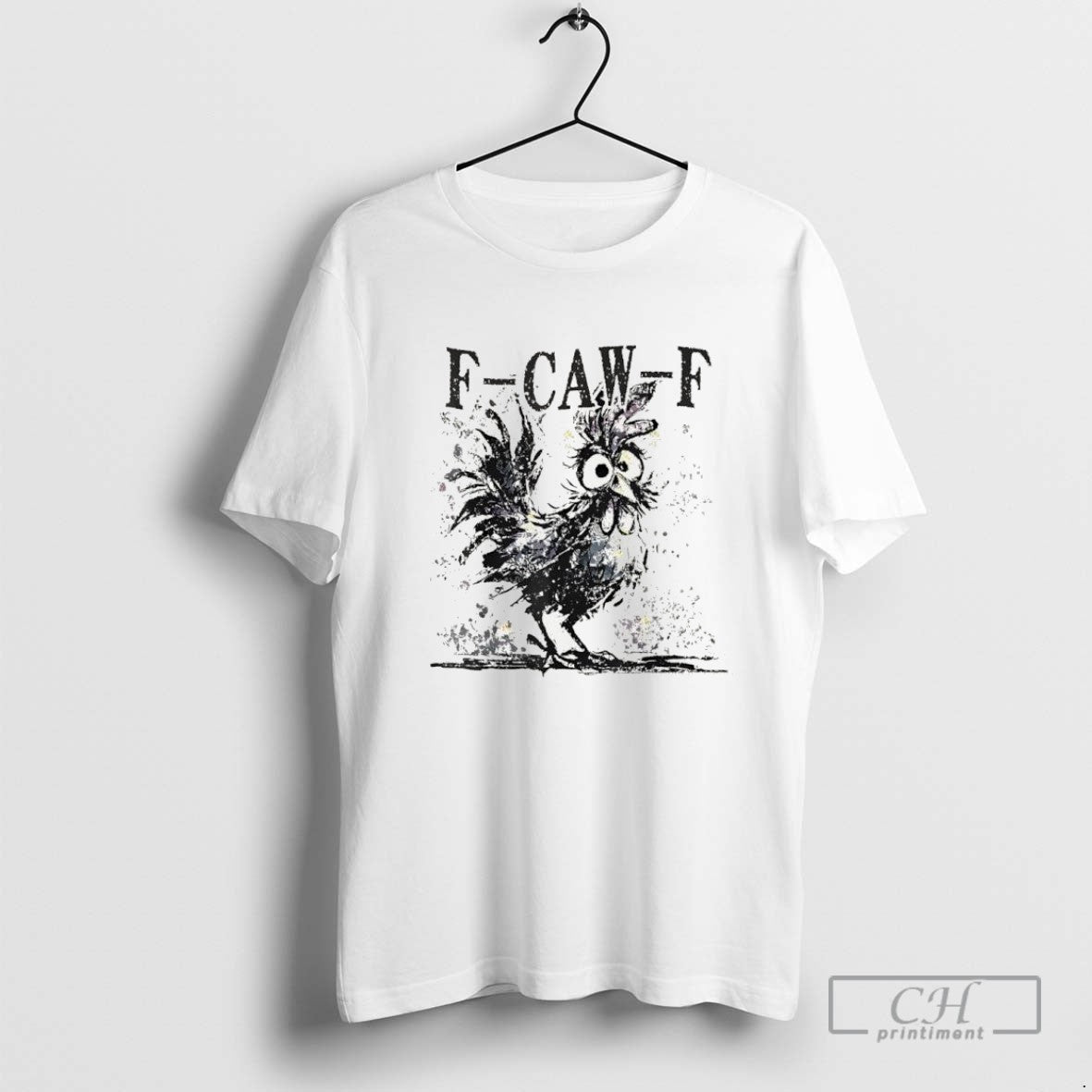 F Caw F Chicken Fcawf Rooster Halloween Bird Crow