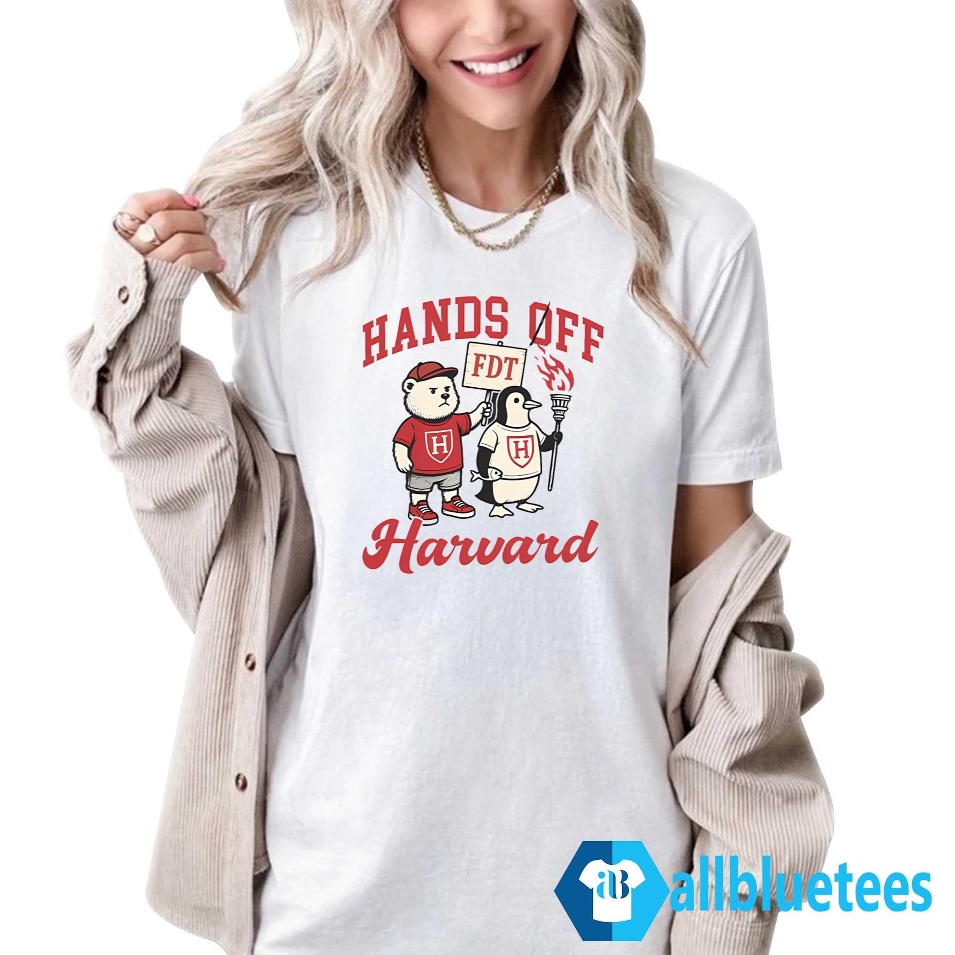 FDT Hands Off Harvard Trump Shirt