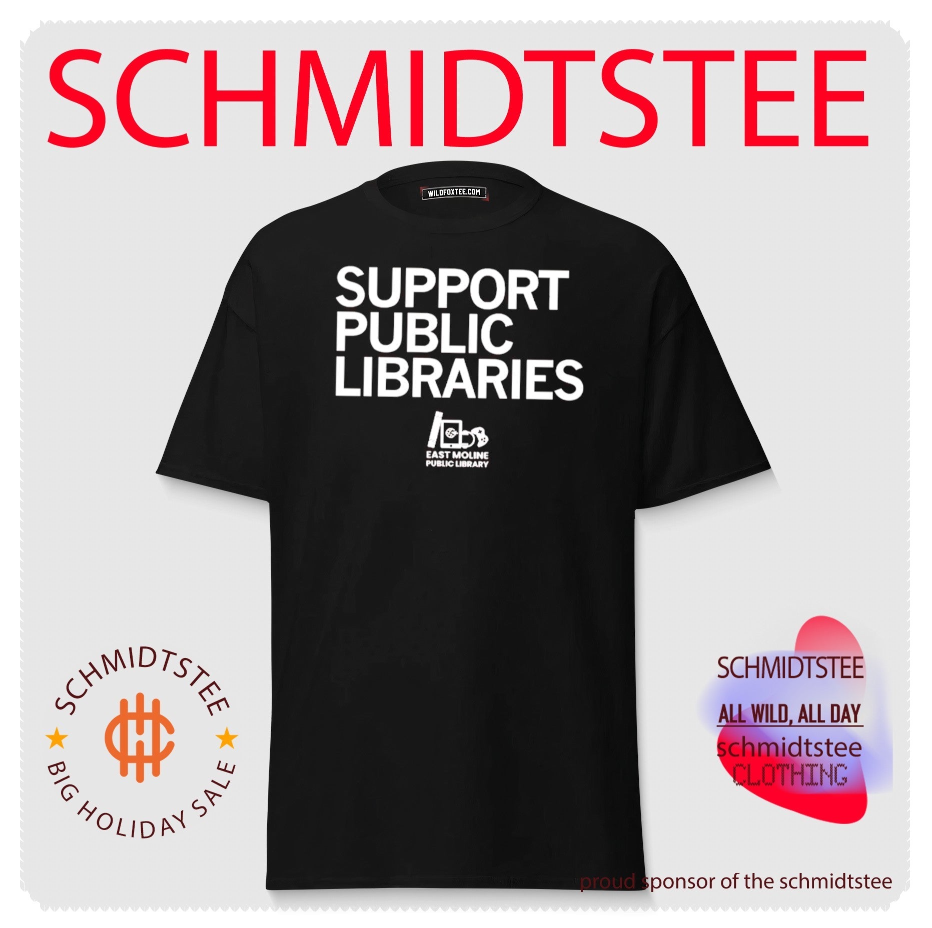 FOEMPL Support Public Libraries shirt
