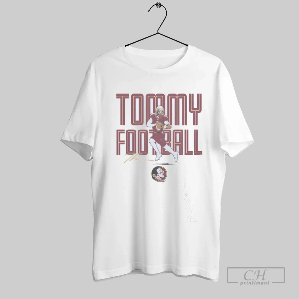 Fsu Florida State University Tommy Castellanos Tommy Football Signature