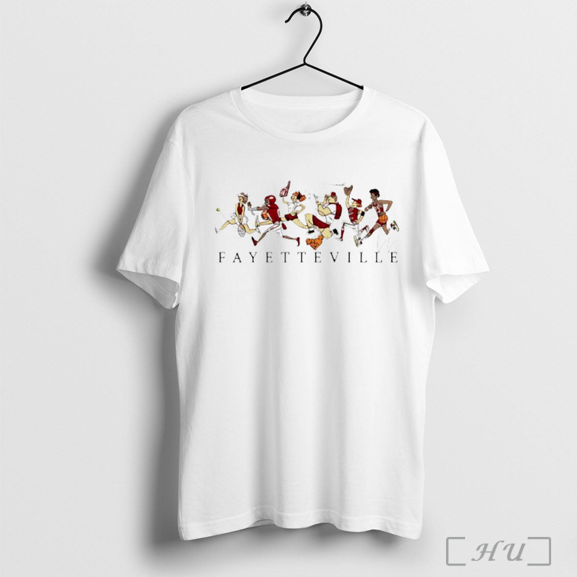 Fayetteville Run Arkansas Razorbacks T Shirt