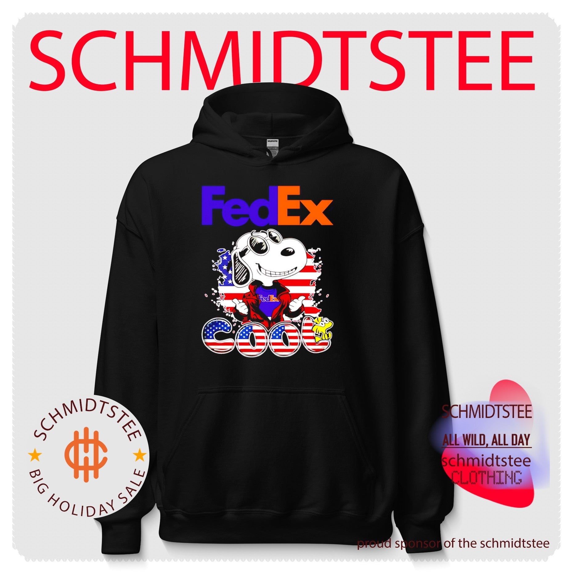 Fedex Snoopy Cool USA 250th cartoon shirt