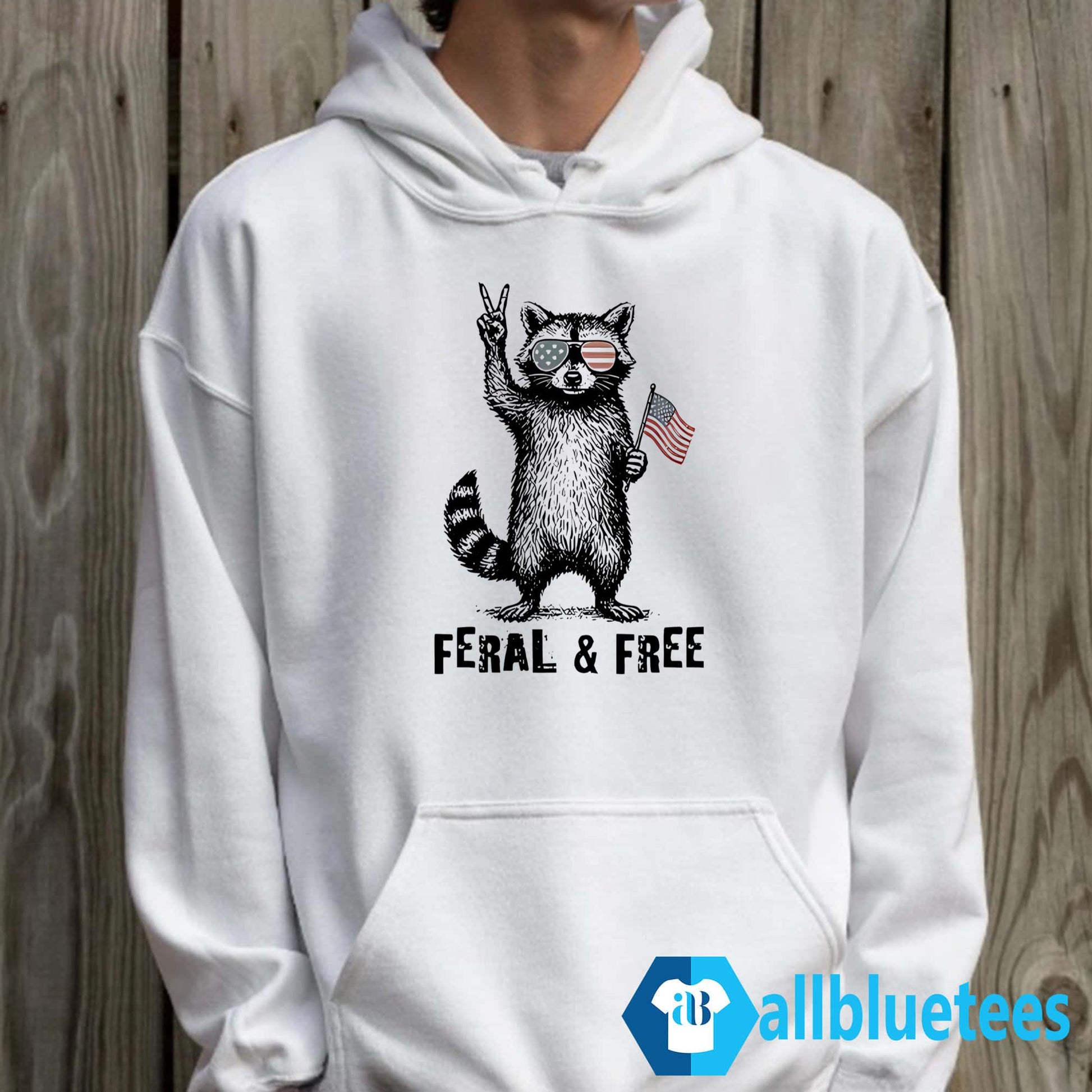 Feral And Free Raccoon American Shirt