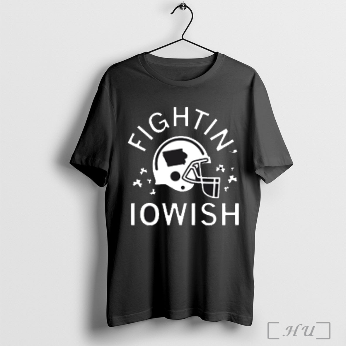 Fightin Iowish Helmet T Shirt