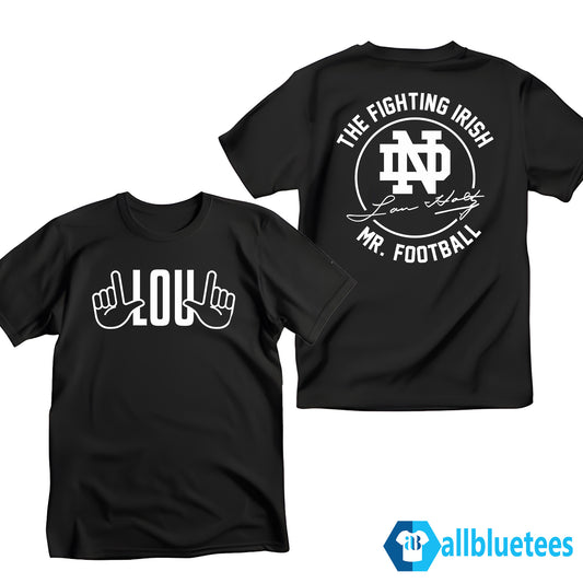 Fighting Irish Remembering The Life And Legacy Of Lou Holtz Shirt