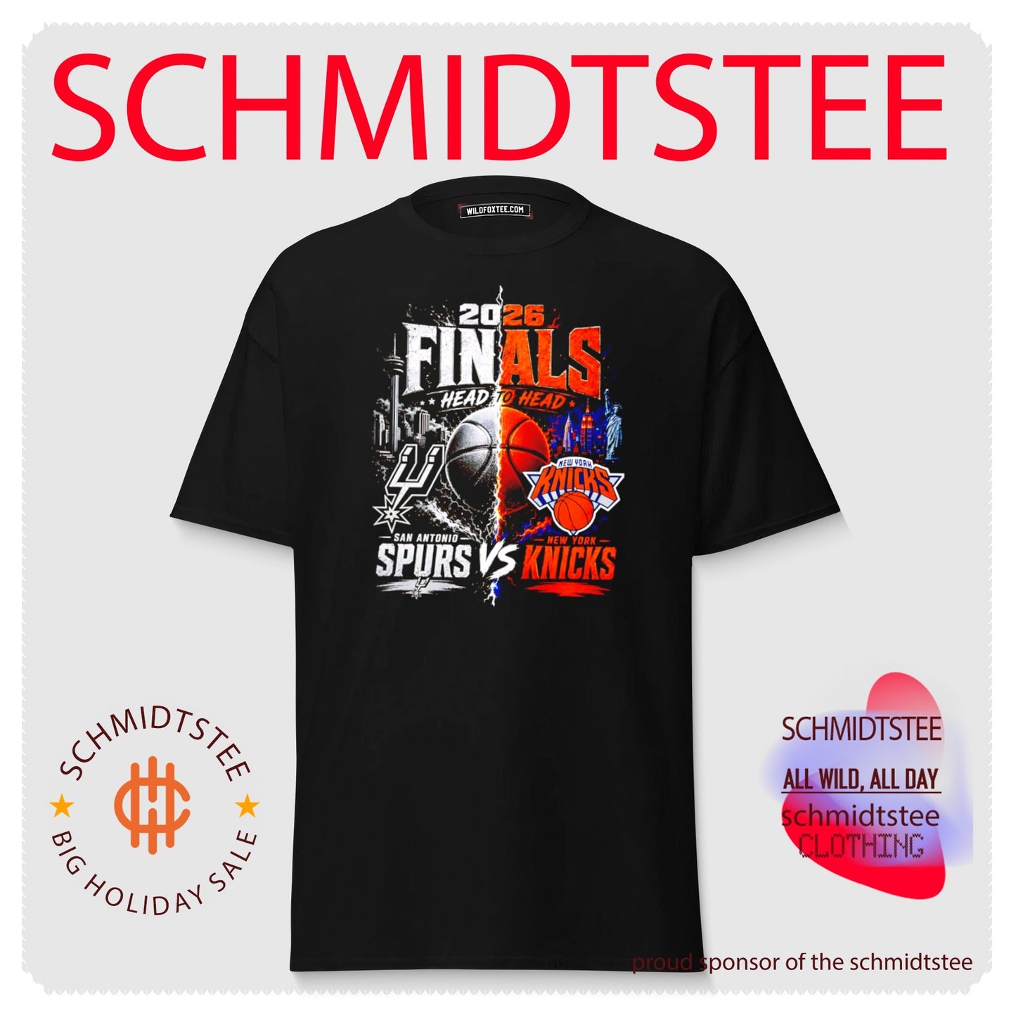 Finals 2026 Spurs vs Knicks Basketball head to head shirt