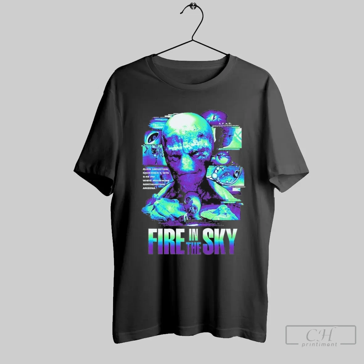 Fire In The Sky Alien Abduction November White Mountains Northeastern Arizona T Shirt