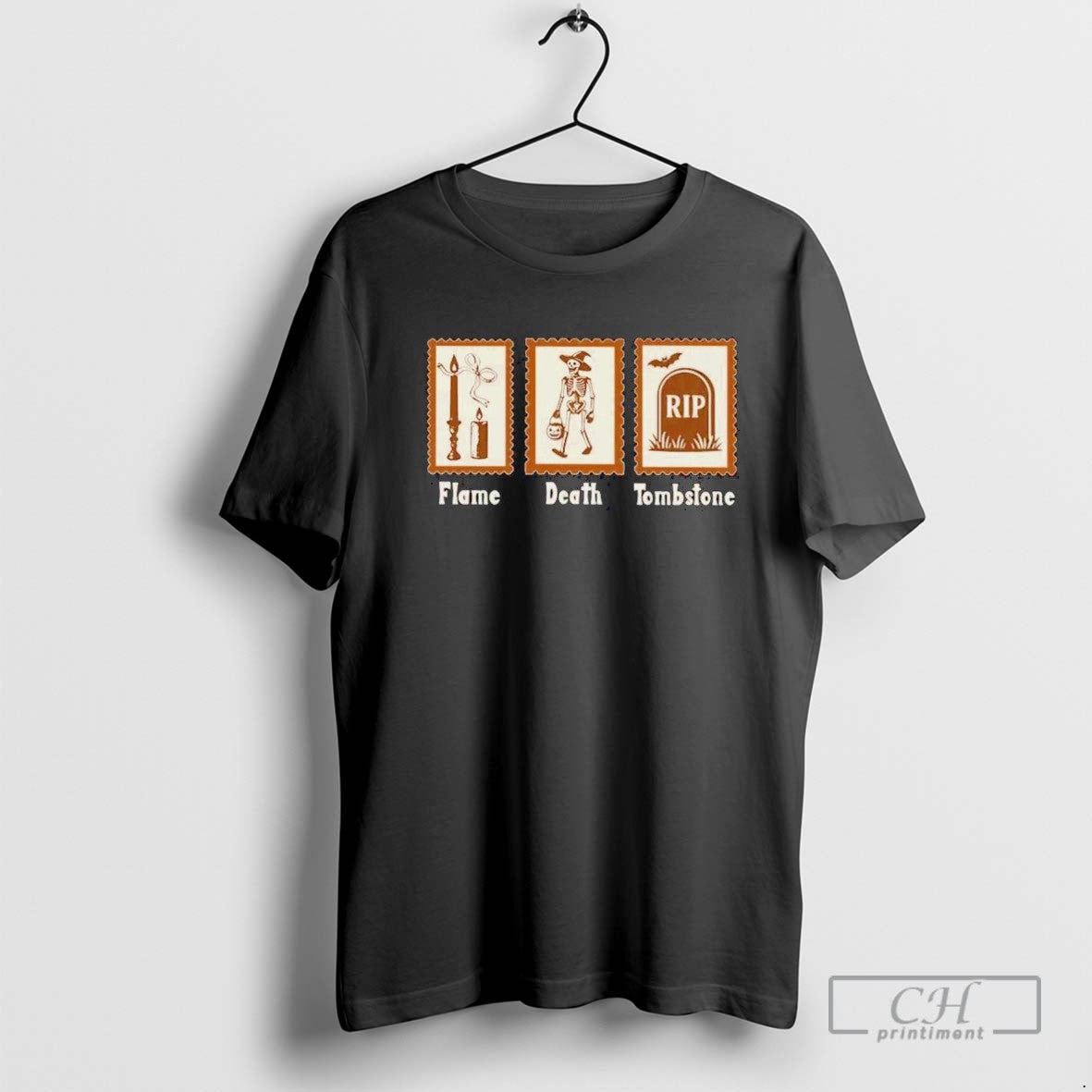 Flame Death Tombstone Fdt Halloween