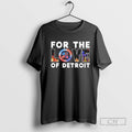 For The Love Of Detroit City Skyline Lions Tigers Pistons And Red Wings