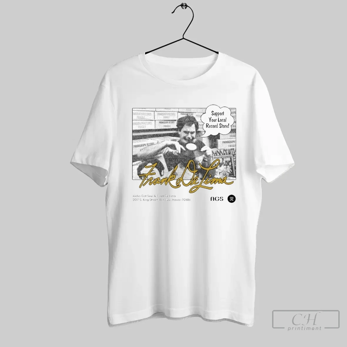 Frank De Lima Support Your Local Record Store Aloha Got Soul T Shirt