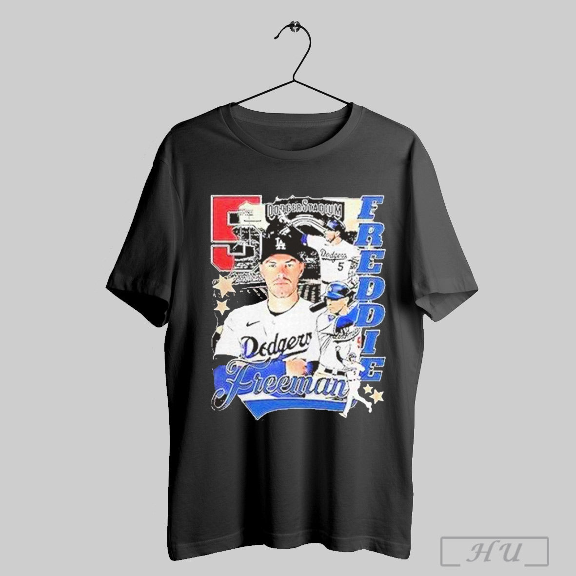 Freddie Freeman Los Angeles Dodgers Mlb Baseball Player Signature T Shirt