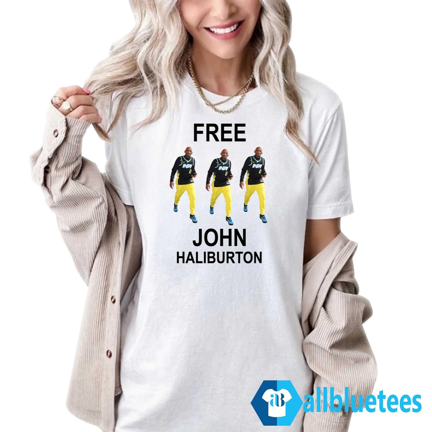 Free John Haliburton Shirt
