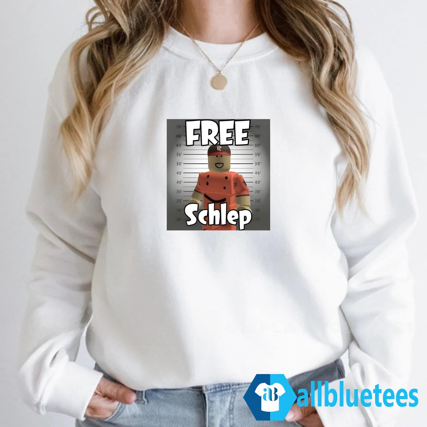 Free Schlep Mugshot Shirt