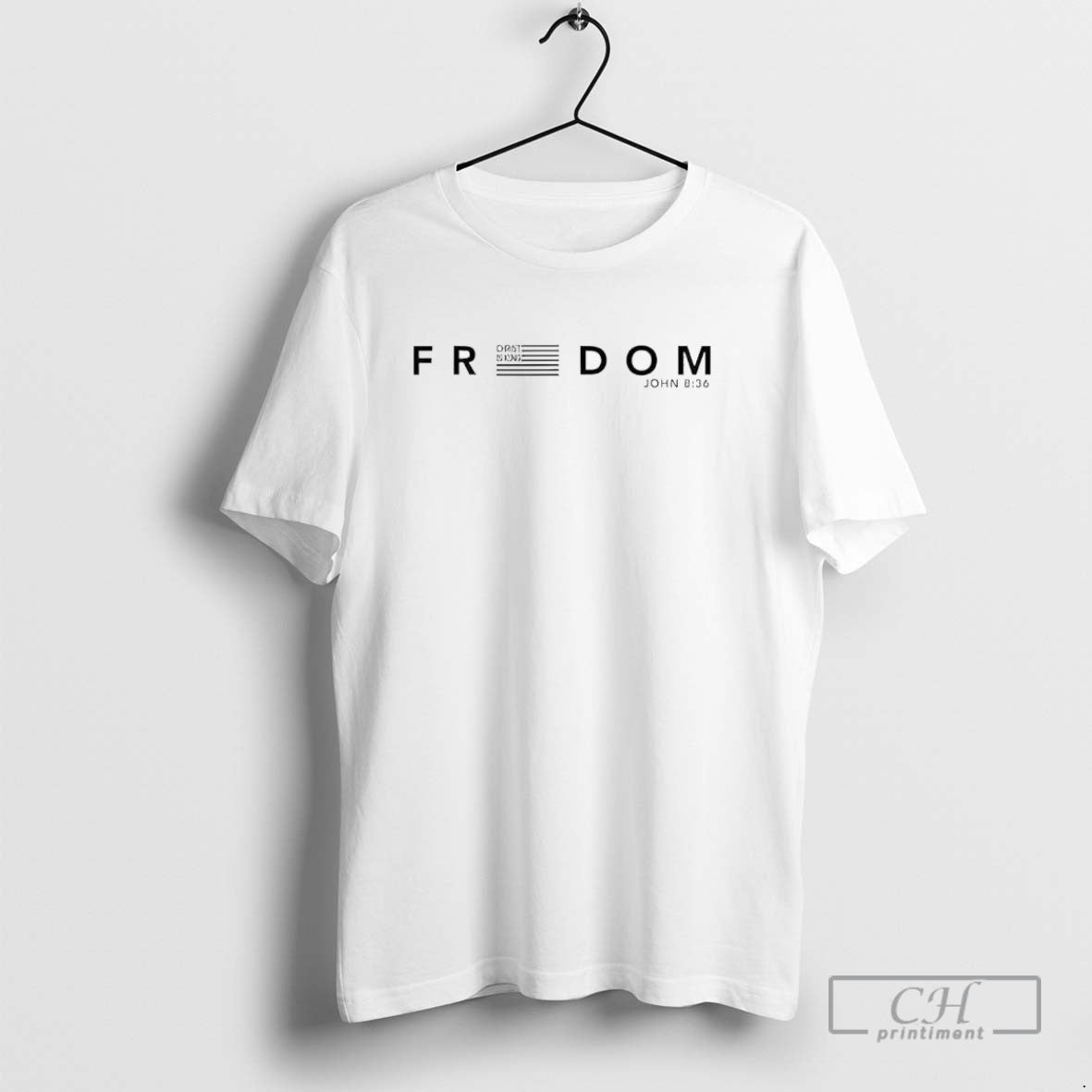 Freedom American Flag Christ Is King Sets You Free Ladies