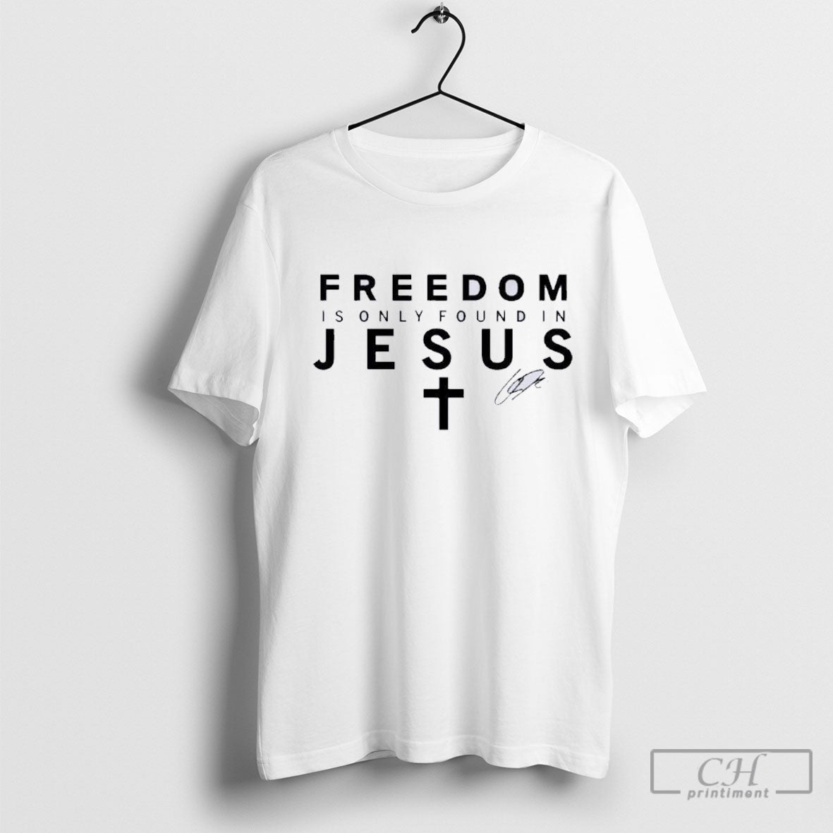 Freedom Is Only Found In Jesus Christ King Christian Charlie Kirk Signature Shirt Sweater