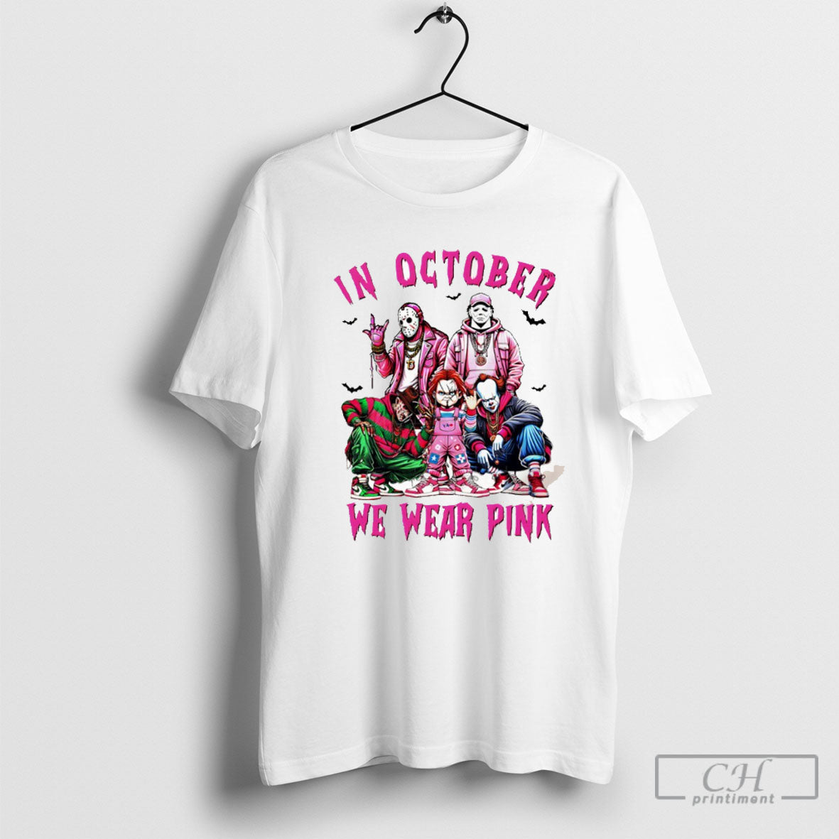 Friends Horror Breast Cancer Awareness In October We Wear Pink