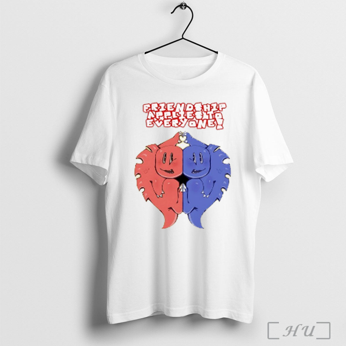 Friendship Applies To Everyone Cartoon T Shirt