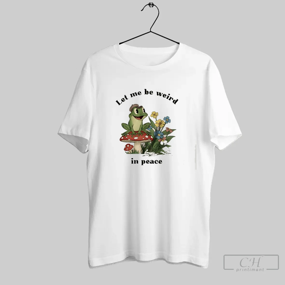 Frog Let Me Be Weird In Peace T Shirt