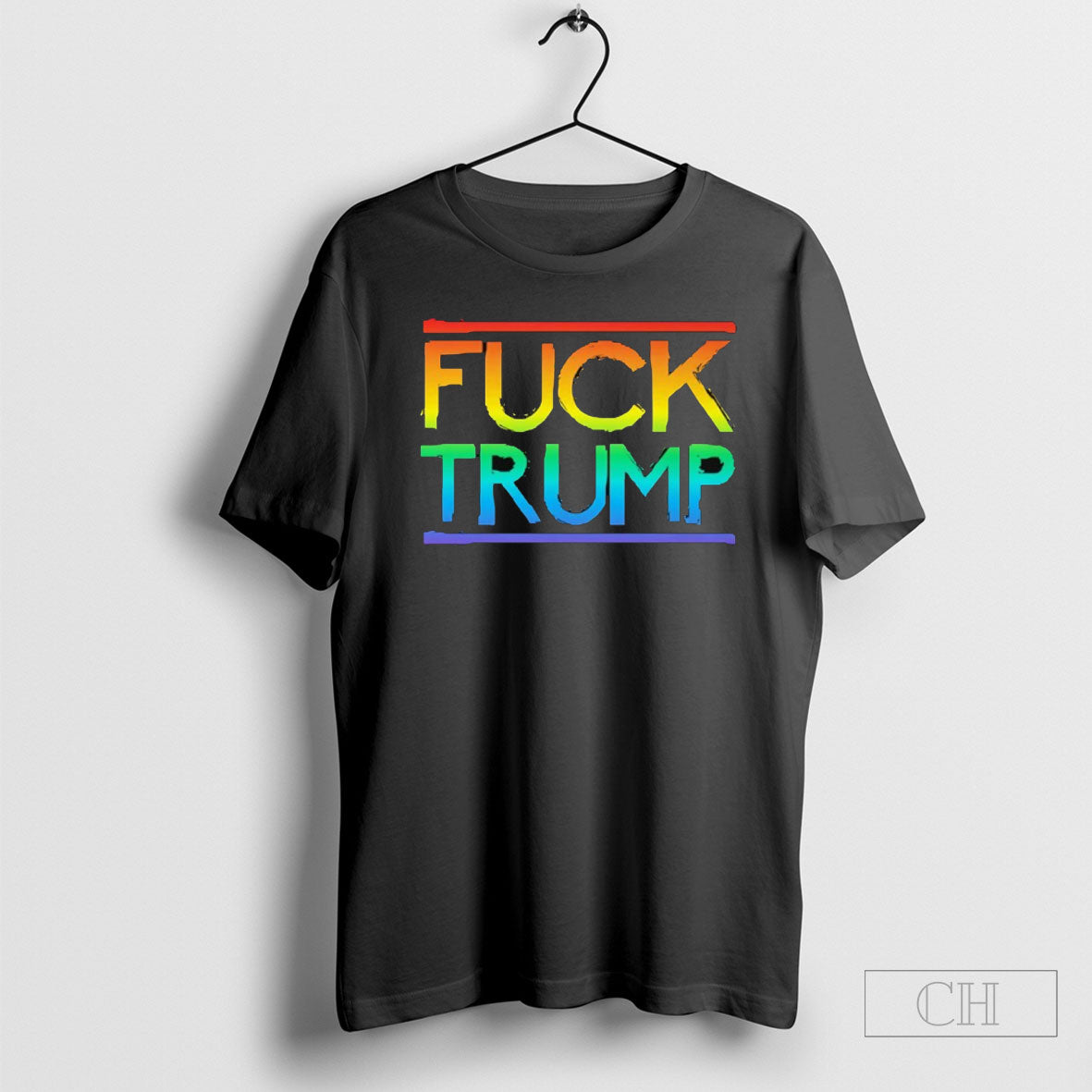 Fuck Trump Pride Tee Shirt
