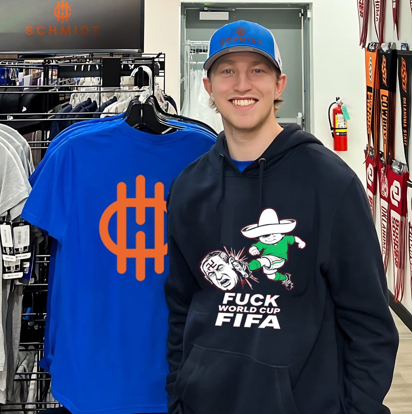 Fuck World Cup FIFA illustration shirt