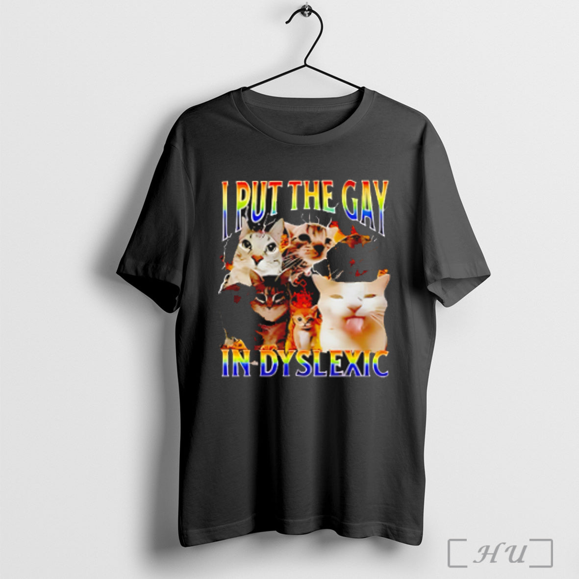 Funny I Put The Gay In Dyslexic T Shirt