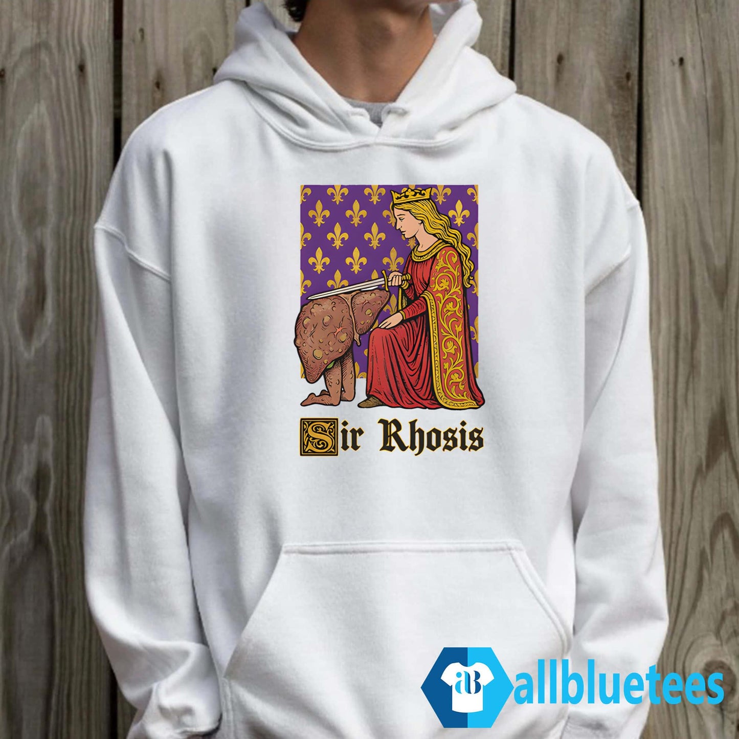 Funny Sir Rhosis Drinking Pun Shirt