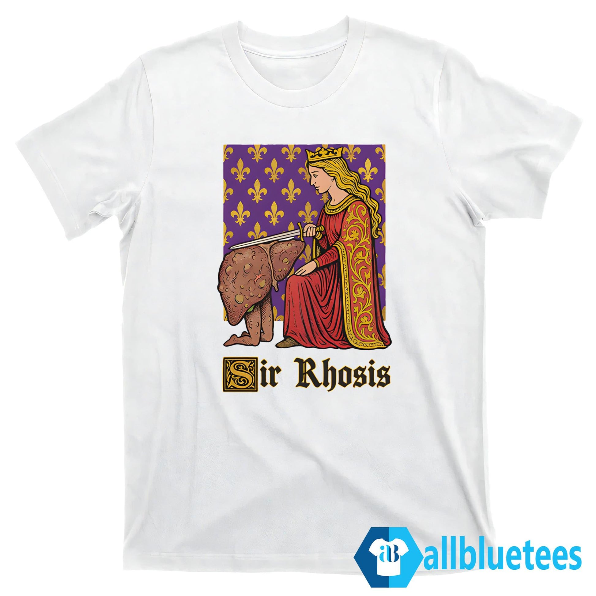 Funny Sir Rhosis Drinking Pun Shirt