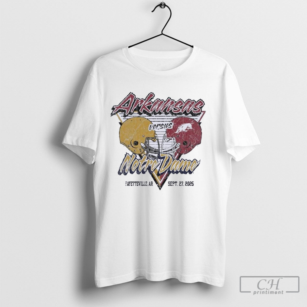 Gameday Football 2025 Arkansas Vs Notre Dame Shirt Sweater