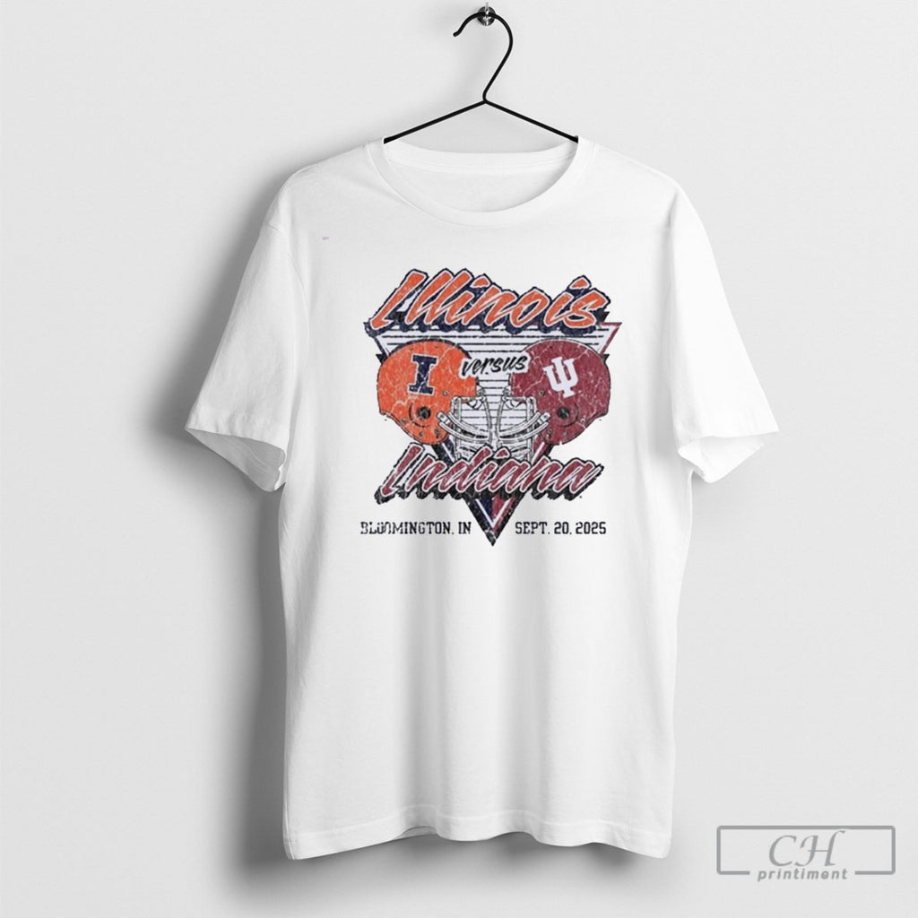 Gameday Showdown 2025 Indiana Vs Illinois Shirt Sweater
