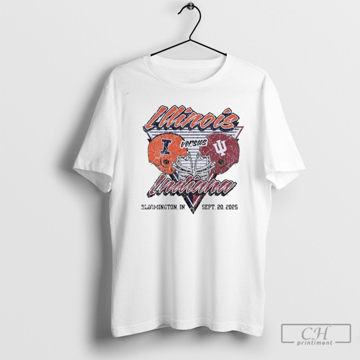 Gameday Showdown 2025 Indiana Vs Illinois Shirt Sweater