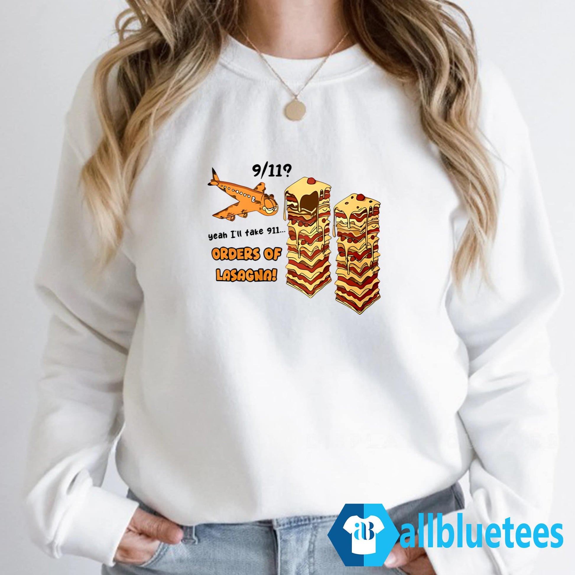 Garfield 9/11 I’ll Take 911 Orders Of Lasagna Shirt