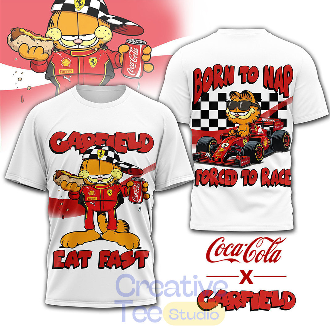 Garfield x Coca-Cola Racing T-Shirt