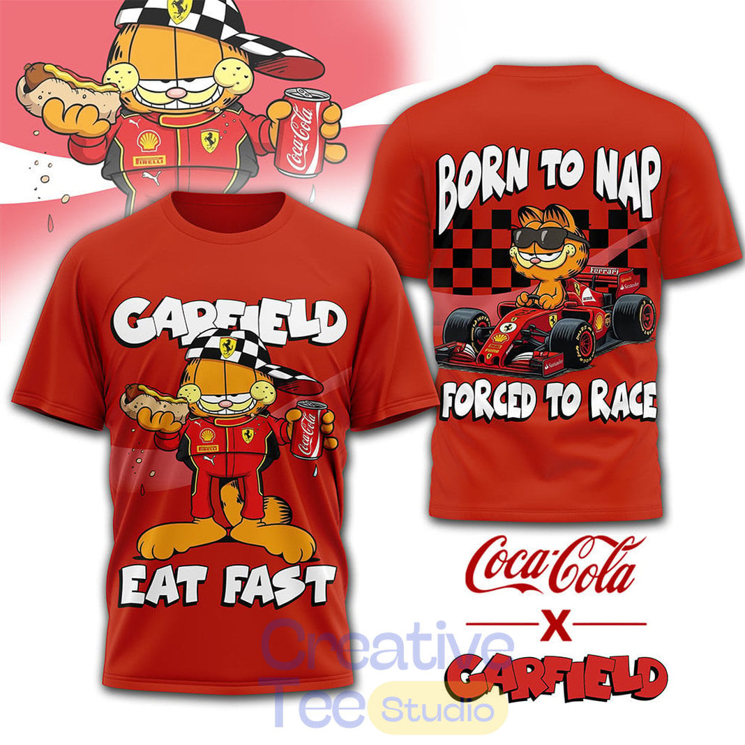 Garfield x Coca-Cola Racing T-Shirt