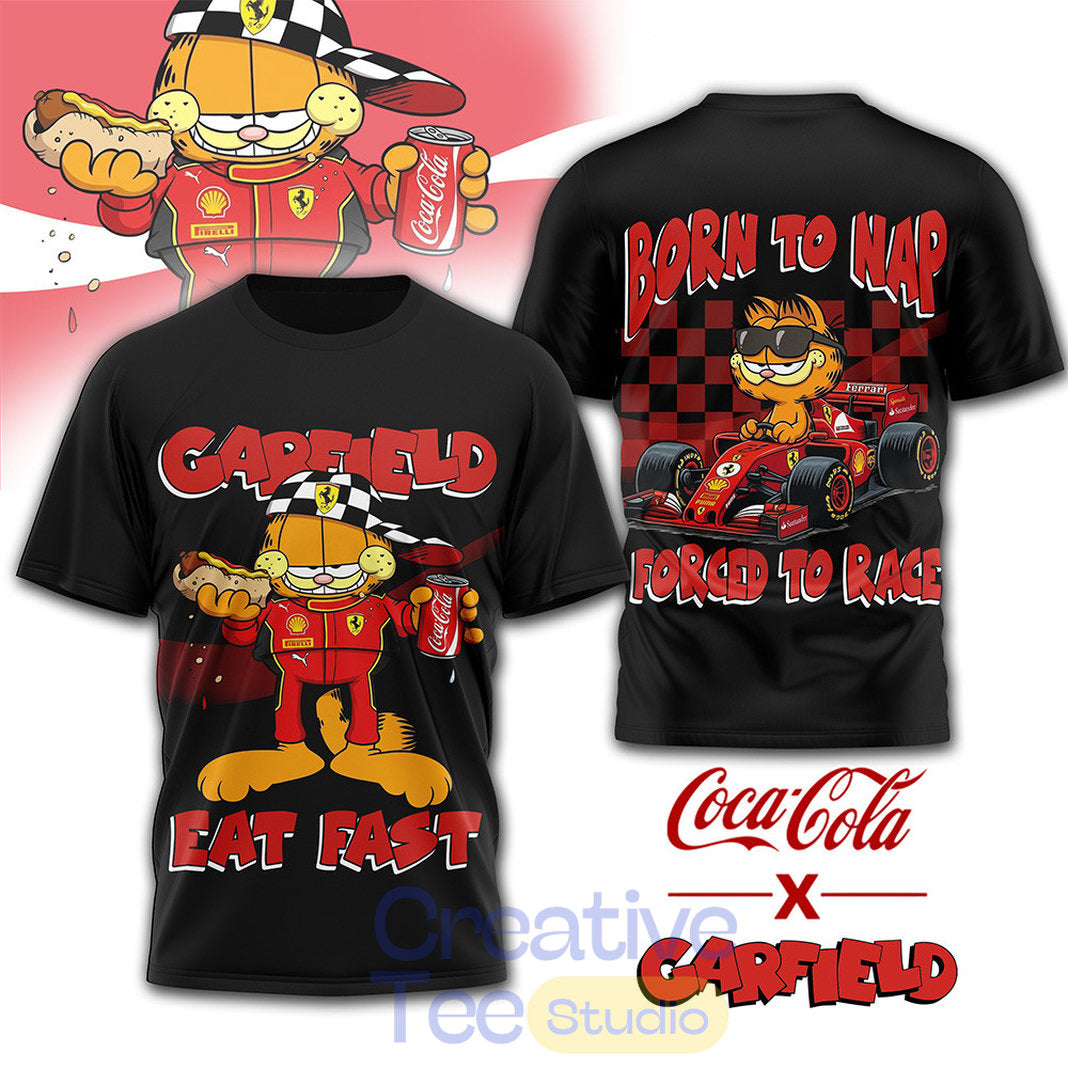 Garfield x Coca-Cola Racing T-Shirt